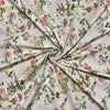 Fabric Floral Cotton Rich Linen Look light upholstery fabric