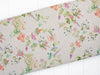 Fabric Floral Cotton Rich Linen Look light upholstery fabric