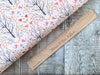 Fabric Floral Trees and butterflies on pale pink cotton fabric  - 'Tree Of Life' Dashwood Studio