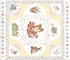 Fabric Fox and forest animals cotton panel - Bramble Patch by Maywood Studio