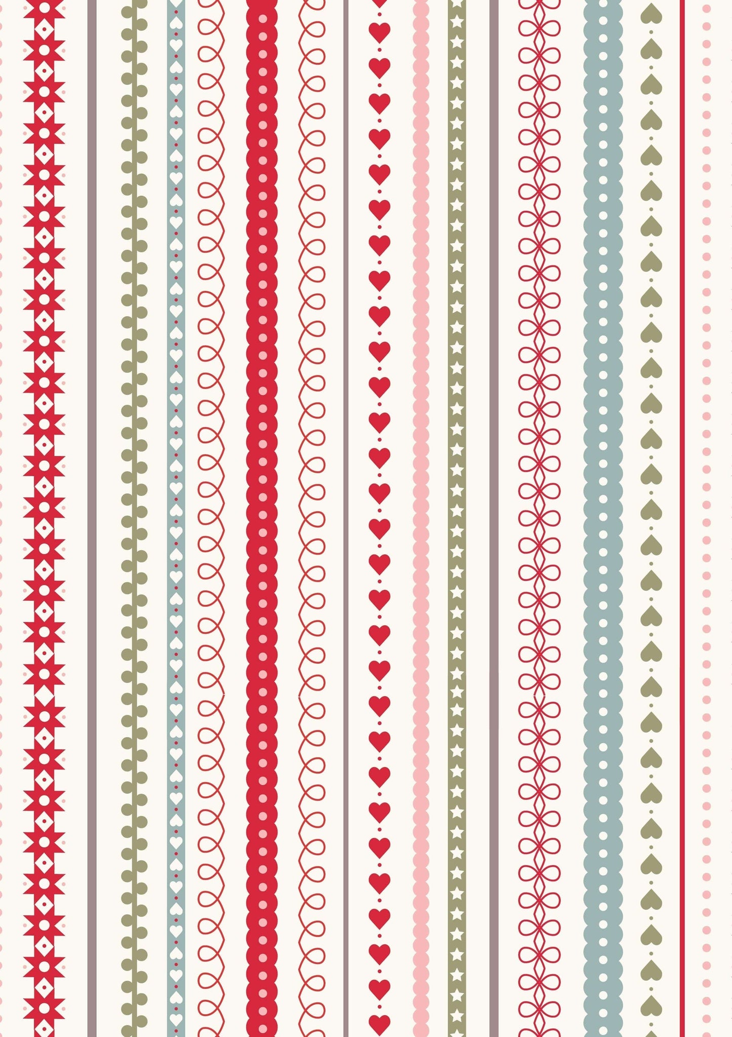 Fabric Gingerbread stars on blue cotton fabric - Gingerbread Season by Lewis & Irene