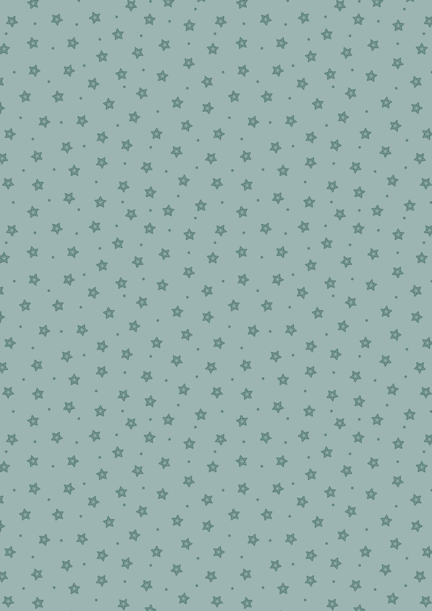 Fabric Gingerbread stars on red cotton fabric - Gingerbread Season by Lewis & Irene