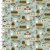 Fabric Green spring garden 100% cotton fabric - 'A Touch of Spring' 3 Wishes