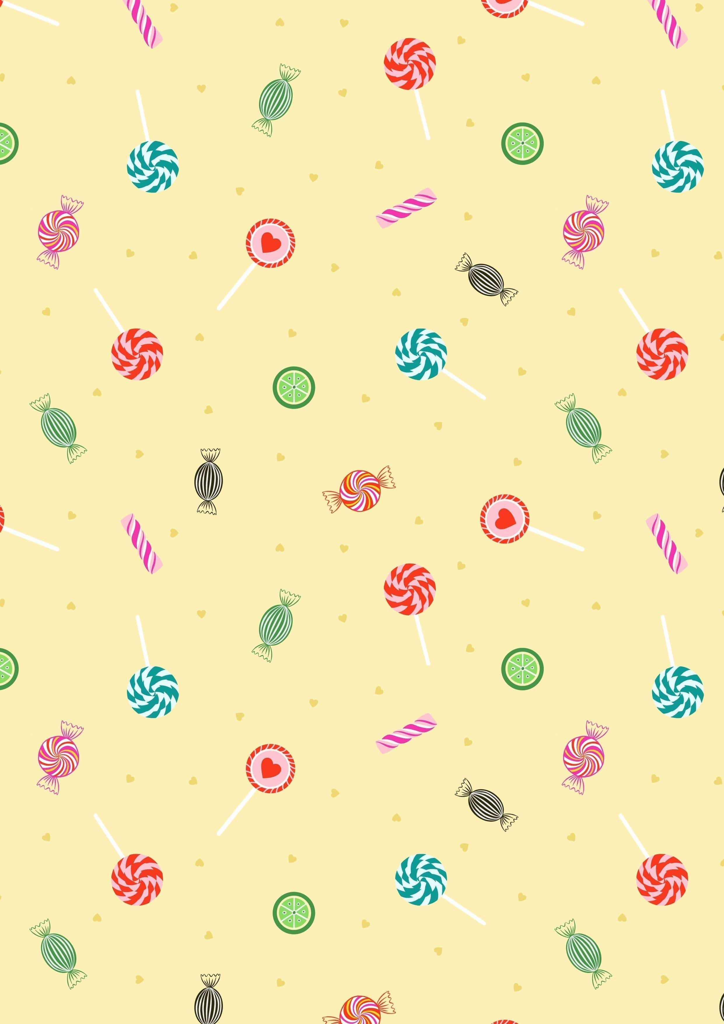 Fabric Ice lollies and Ice creams on turquoise cotton 'Small Things...Sweet'-Lewis & Irene