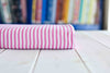 Candy stripe pink and white quilting cotton fabric by Dashwood Studio