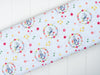 Peter Rabbit spring nursery fabric on white - 'Flowers and Dreams' CraftCottonCo