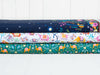 Load image into Gallery viewer, Camels and floral on green 100% cotton quilting fabric - &#39;Silk Roads&#39; by Dashwood Studio