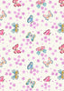 Floral Blue Peony's cotton fabric - Love Blooms by Lewis & Irene