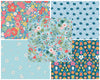 Liberty 'Hampstead Meadow' Blue Flower Show Midsummer cotton fabric