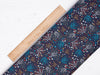 Navy blue sunburst Kaleidoscope Cotton Lawn fabric - Dashwood Studio