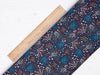 Navy floral kaleidoscope cotton lawn fabric - Dashwood Studio