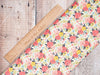 Cream and coral floral cotton fabric - 'Joy in the Journey' Riley Blake