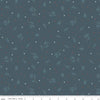 Snowflakes on deep red cotton fabric - Winterland by Riley Blake
