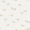 Baby seals on white cotton stretch jersey - Family Fabrics