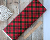 Red tartan plaid cotton fabric - Northcott