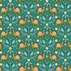 Load image into Gallery viewer, orange camels on green cotton fabric by Dashwood Studio