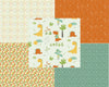 Coloured pebbles on cream cotton fabric - Eat Your Veggies by Riley Blake