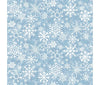 White polka dot on grey knit effect cotton fabric - 'Welcome Winter' Henry Glass