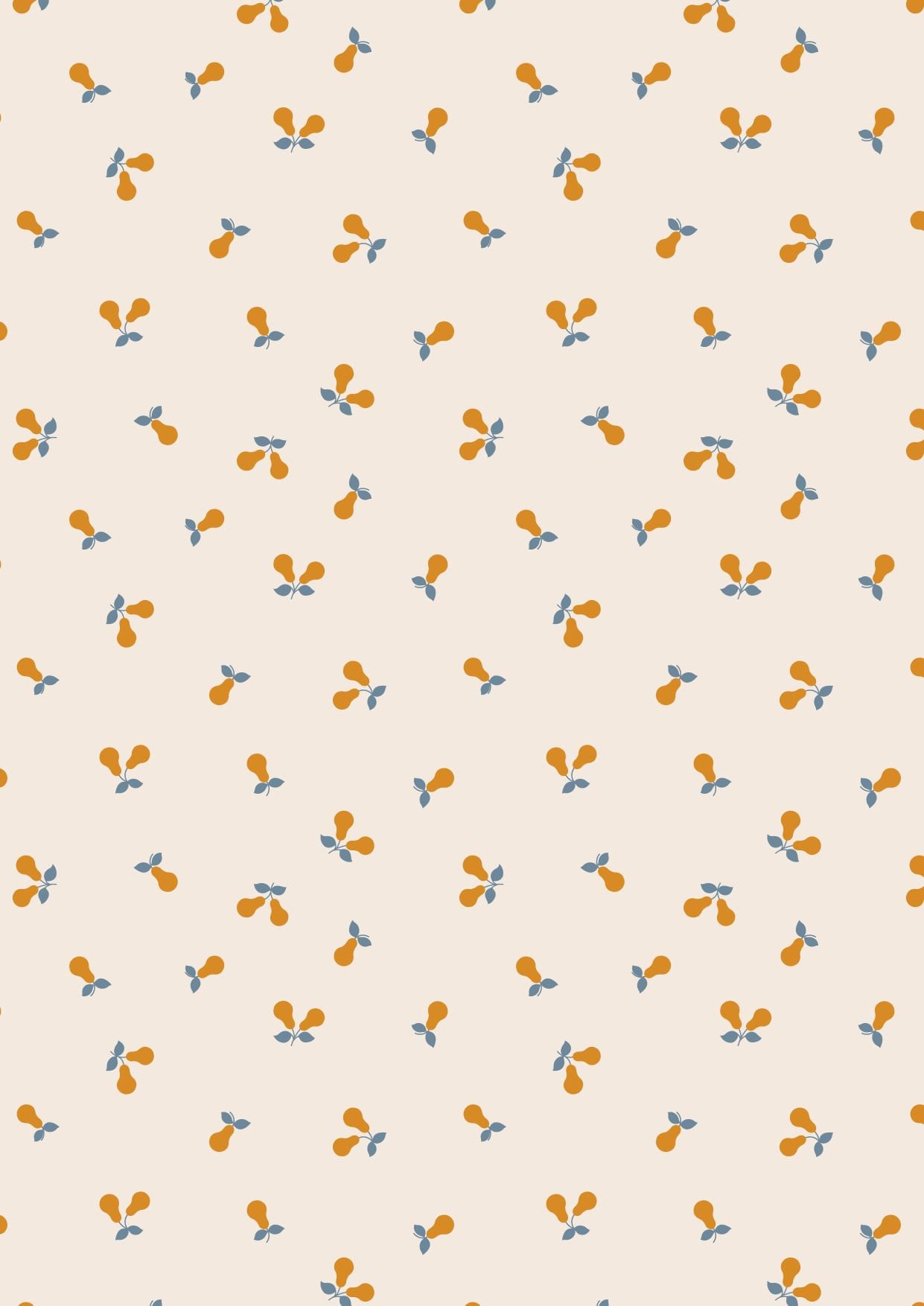 Gold Metallic Flowers on Cream 100% cotton fabric - A584.1 Wintertide by Lewis & Irene