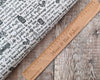 Michael Miller cream and grey farm fabric - Life is Better on the Farm