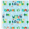 Load image into Gallery viewer, Fisher-Price &#39;Happy World&#39; white cotton fabric - TheCraftCottonCo