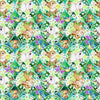 Fabric Rabbits owls woodland green cotton fabric - 'Bunny Meadows' Studio E