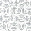 Dove grey birds cotton fabric - 'Songbird' by Robert Kaufman