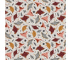 burgundy, grey, pink, orange stingrays on grey cotton fabric - Water Babies by Studio E