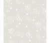 Blue moon and star nursery cotton fabric - Star Bright by P & B