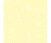 White moons and stars on pale yellow cotton