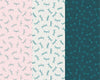 Fabric Lake Ripples on dark turquoise cotton fabric - On the Lake by Lewis & Irene