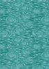 Fabric Lake Ripples on dark turquoise cotton fabric - On the Lake by Lewis & Irene