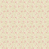 Fabric Large pink flowers on light cream cotton fabric - Strawberies and Cream by Laundry Basket Quilts