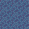 Fabric Little Anchors on dark blue cotton fabric- Nautical by Makower