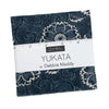 Japanese inspired with blue florals - Yakuta charm pack by Moda - 42 piece