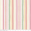 Fabric Multicoloured striped brushed cotton flannel - 'Juvenile Designer' Riley Blake