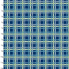 Fabric Navy checked plaid 100% cotton fabric - 'Forest Friends' 3 Wishes