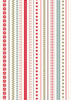 Stripes on butterscotch cotton fabric - Gingerbread Season by Lewis & Irene