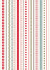 Stripes on dark cotton fabric - Gingerbread Season by Lewis & Irene