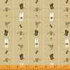 Fabric Pale blue fabric with horses on cotton fabric - 'West Hill' Windham Fabrics