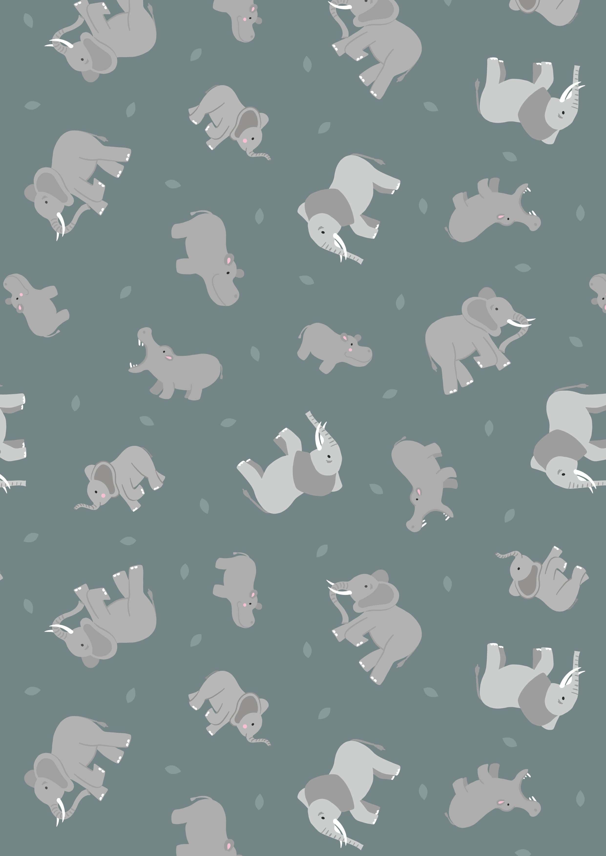 Fabric Pandas and bears on grey cotton fabric - Small Things - Lewis & Irene