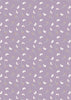 Fabric Petals Flowers on purple cotton fabric - Lewis & Irene