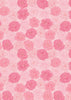 Fabric Petals on pink cotton fabric - Love Blooms by Lewis & Irene