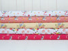 Fabric Peter Rabbit spring nursery fabric on white - 'Flowers and Dreams' CraftCottonCo