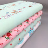 fabric Pink floral cotton fabric - Pixie Noel 2 - Riley Blake