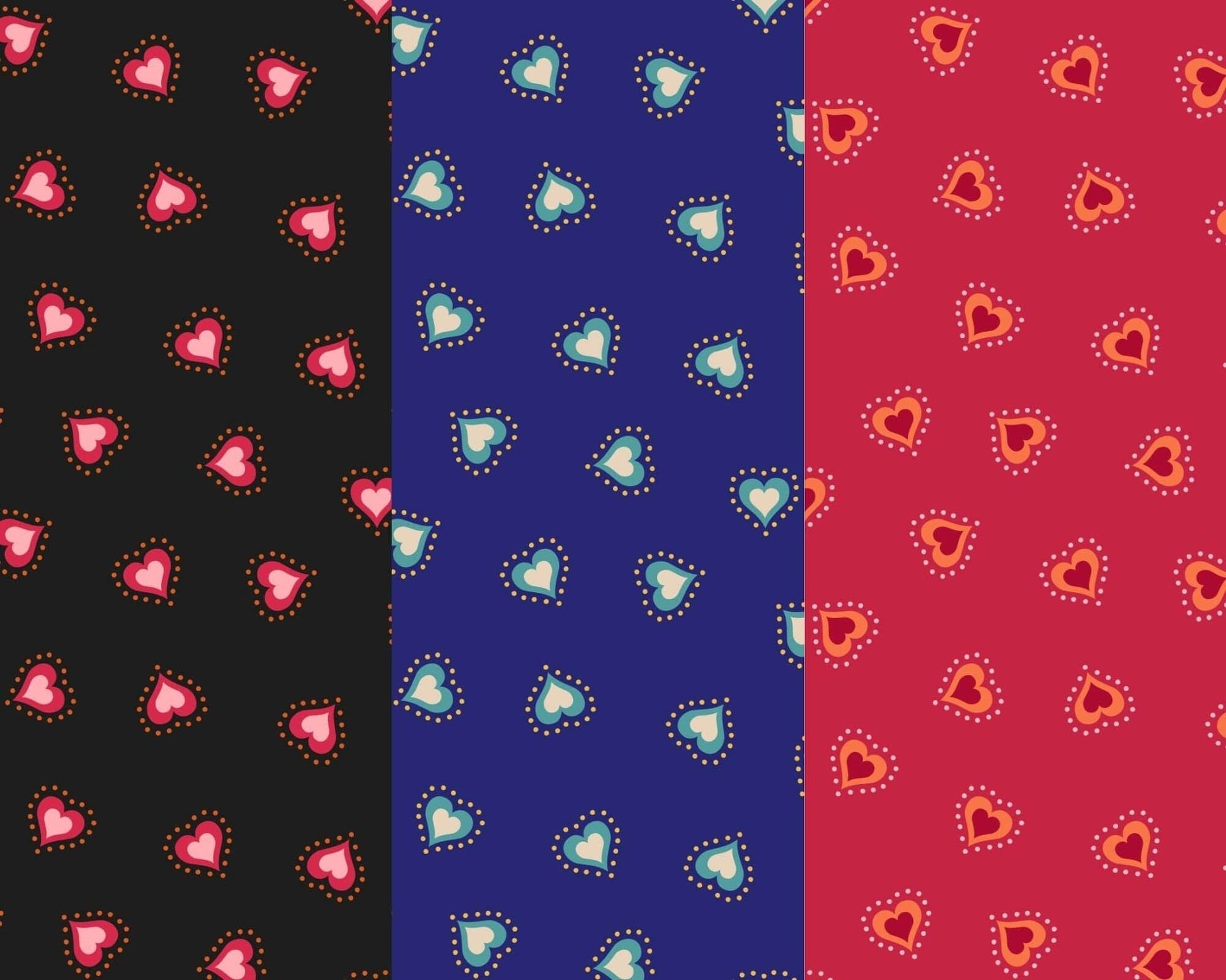 Fabric Pink Flowers on Black 100% cotton fabric - Little Matryoshka by Lewis & Irene