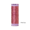 Thread & Floss Pink Fox Silk Thread Finish Multi Colour Cot 50 100m - 9839 Mettler