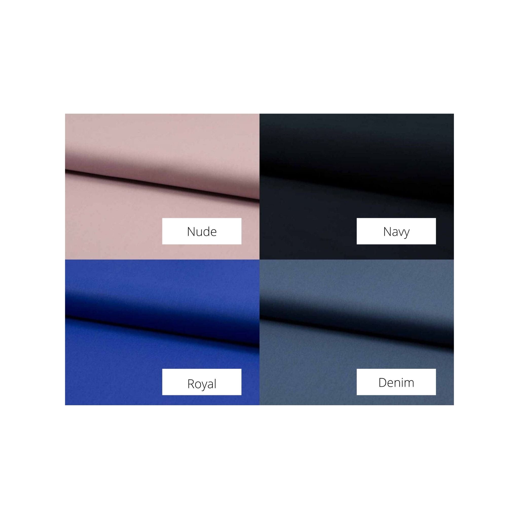 Fabric Plain organic wide cotton fabric - 25 colours