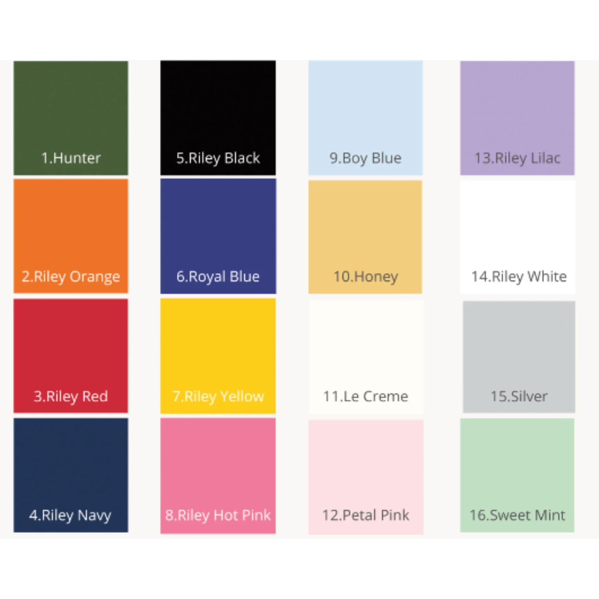 Fabric Plain solid 100% cotton fabric 26 colours - Riley Blake