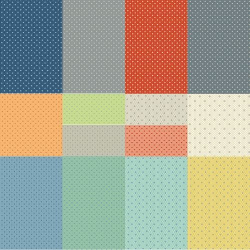 Polka dots cotton fabric - 14 Colours - Sprinkles - Laundry Basket Quilts